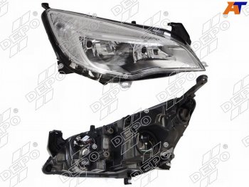 17 499 р. Фара OPEL ASTRA 10-15 RH хром с электрокорректором                                                   DEPO 442-1161RMLDEM1  с доставкой в г. Керчь. Увеличить фотографию 1