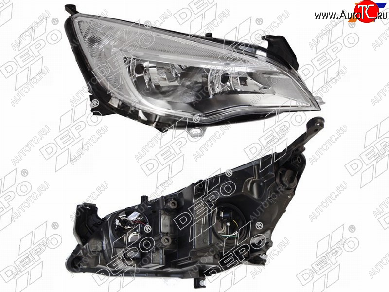 17 499 р. Фара OPEL ASTRA 10-15 RH хром с электрокорректором                                                   DEPO 442-1161RMLDEM1  с доставкой в г. Керчь