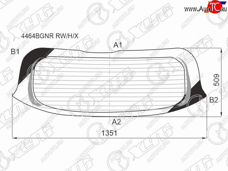 14 999 р. Стекло заднее с обогревом KIA SPORTAGE 22-                                                           XYG 4464BGNR RW/H/X  с доставкой в г. Керчь