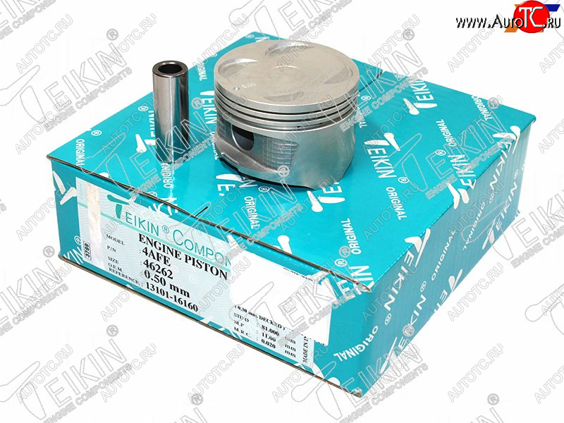 4 099 р. Поршни (к-т 4 шт) TOYOTA CARINACOROLLASPACIOLVNCRETRNMRNSPRINTER 4AFE 95- TEIKIN 46262 050  с доставкой в г. Керчь