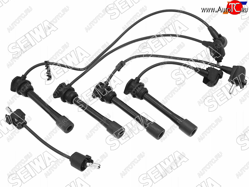 2 679 р. Провода высоковольтные TOYOTA ESTIMA TCR1#2# 90-99 2TZFE (кругл. резин.) SEIWA 50070  с доставкой в г. Керчь