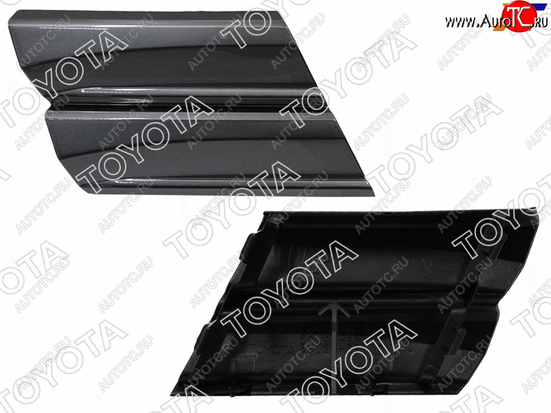 1 289 р. Заглушка под крюк передняя RH SAT  Toyota Camry  XV70 (2017-2021) дорестайлинг  с доставкой в г. Керчь