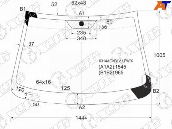 7 199 р. Стекло лобовое Chevrolet Captiva 06-15  Opel Antara 06-15  Daewoo Winstorm 06-10  Saturn Vue 07-1 XYG 6314AGNBLV LFW/X  с доставкой в г. Керчь. Увеличить фотографию 1