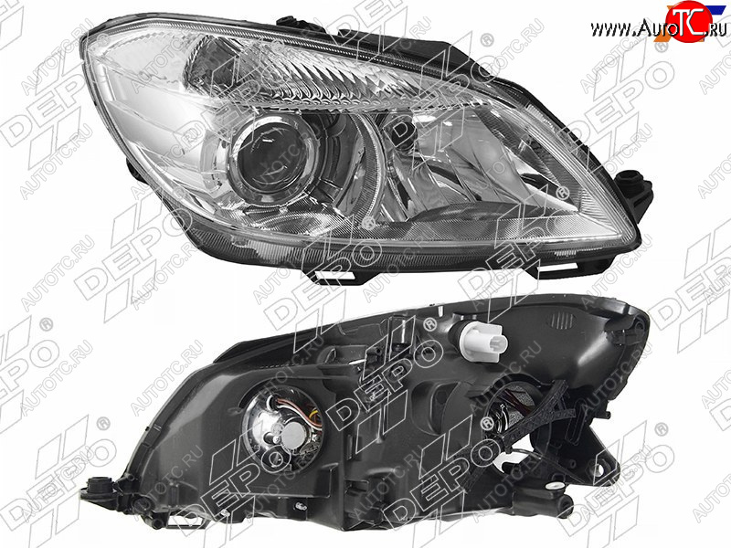 12 599 р. Фара Skoda Fabia 10-15  Roomster 06-15 (Спереди Справа) DEPO 665-1121RMLD-EM  с доставкой в г. Керчь