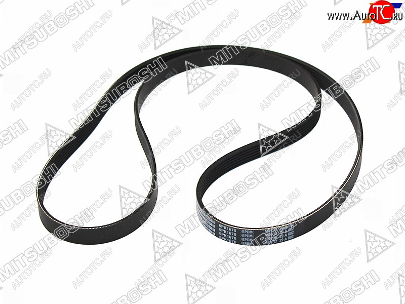 1 239 р. Ремень поликлин TOYOTA 1ZZ-FE 02-HYUNDAI iX35 2.0 09- MITSUBOSHI 6PK1670  с доставкой в г. Керчь