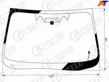 14 349 р. Стекло лобовое (Обогрев щеток Две камеры Датчик дождя) Subaru Forester 18- XYG 7944AGNCHMV LFW/H/X  с доставкой в г. Керчь. Увеличить фотографию 1