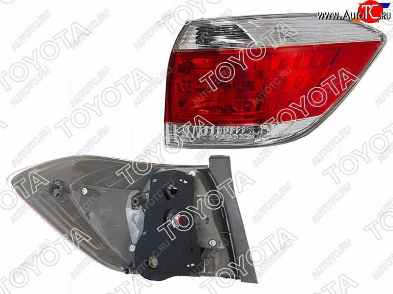 22 199 р. Фонарь задний правый TOYOTA Toyota Highlander XU40 рестайлинг (2010-2013)  с доставкой в г. Керчь