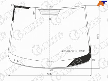 7 249 р. Стекло лобовое VOLKSWAGEN GOLF PLUS 06-14                                                            XYG 8583AGNVZ1H LFW/X  с доставкой в г. Керчь. Увеличить фотографию 1