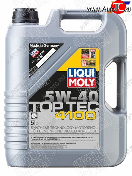 7 999 р. Масло моторное LIQUI MOLY Top Tec 4100 5W-40 SNC3 5л                                                LIQUI MOLY 9511  с доставкой в г. Керчь