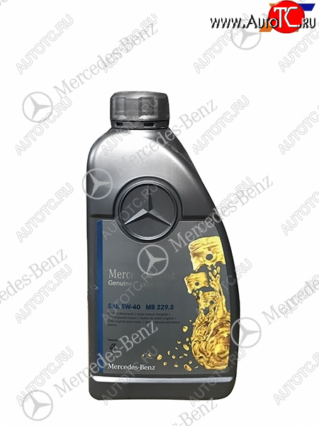 1 899 р. Масло моторное MERCEDES-BENZ (синтетическое) 1л 5W40 229.5 бензин                                    MERCEDES A000989860611AAEW  с доставкой в г. Керчь