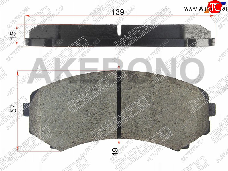 2 699 р. Колодки тормозные перед FR-FL SAT  Mitsubishi Pajero ( 3 V70,  3 V60,  4 V90,  4 V80) (1999-2020) дорестайлинг, рестайлинг, 1-ый рестайлинг, 3 дв. 1-ый рестайлинг, 2-ой рестайлинг  с доставкой в г. Керчь