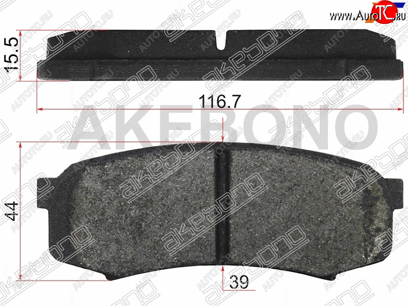 1 599 р. Колодки тормозные зад LH-RH SAT Toyota Land Cruiser 78 (1990-1996)  с доставкой в г. Керчь