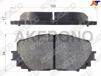 Колодки тормозные перед FL-FR SAT  Toyota Ractis (2005-2010)