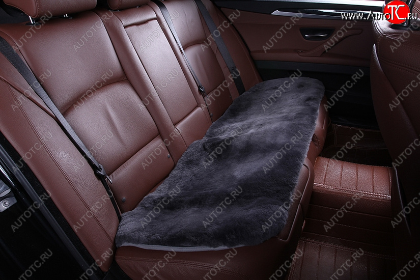 9 749 р. Квадраты на заднее сиденье (короткий ворс натур. мех ) Автопилот   (серый)  с доставкой в г. Керчь