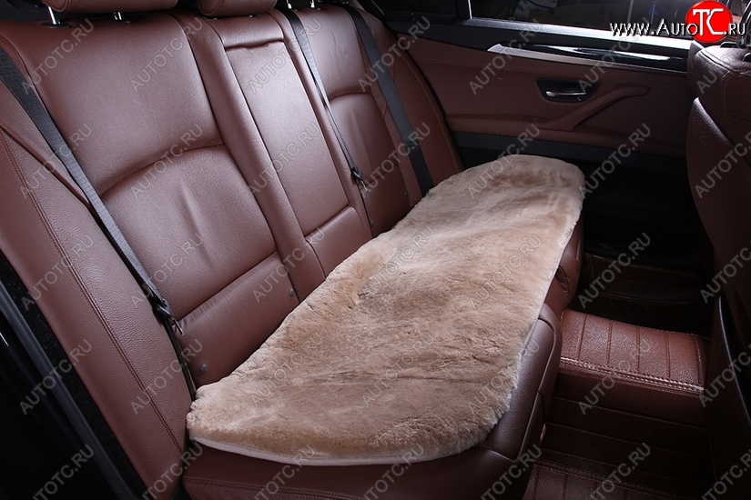 5 949 р. Квадраты на заднее сиденье (короткий ворс натур. мех ) Автопилот   (темно-бежевый)  с доставкой в г. Керчь
