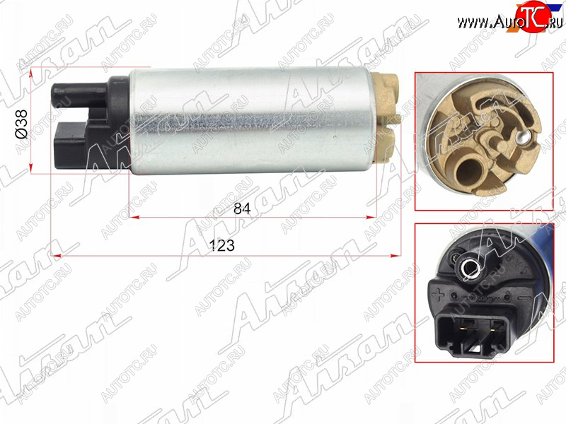 9 199 р. Топливный насос TOYOTA LAND CRUISER 100LX470 1FZ-FE 2UZ-FE AISAN EFP1-66040  с доставкой в г. Керчь