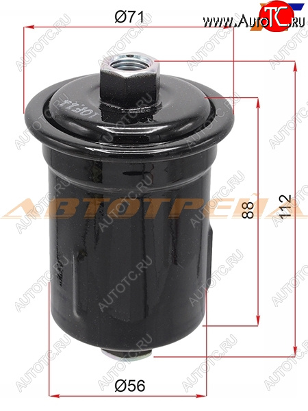 1 679 р. Фильтр топливный TOYOTA MARK2CHASERCRESTA 1GFE12JZ# 92-LC PRADOSURF 5VZFE 95-01 MICRO FT1138  с доставкой в г. Керчь