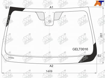 4 999 р. Стекло лобовое (Датчик дождя) Geely Atlas 16-                                                        KMK GELT0016  с доставкой в г. Керчь. Увеличить фотографию 1