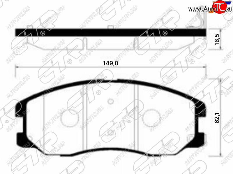 2 779 р. Колодки тормозные передние FL-FR SAT Chevrolet Captiva 2-ой рестайлинг (2013-2016)  с доставкой в г. Керчь