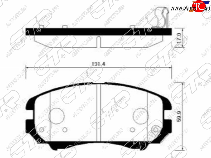 2 199 р. Колодки тормозные перед FR-FL SAT  Chery Tiggo 7 PRO (2019-2025), KIA Soul ( AM,  PS,  SK3) (2008-2022)  с доставкой в г. Керчь