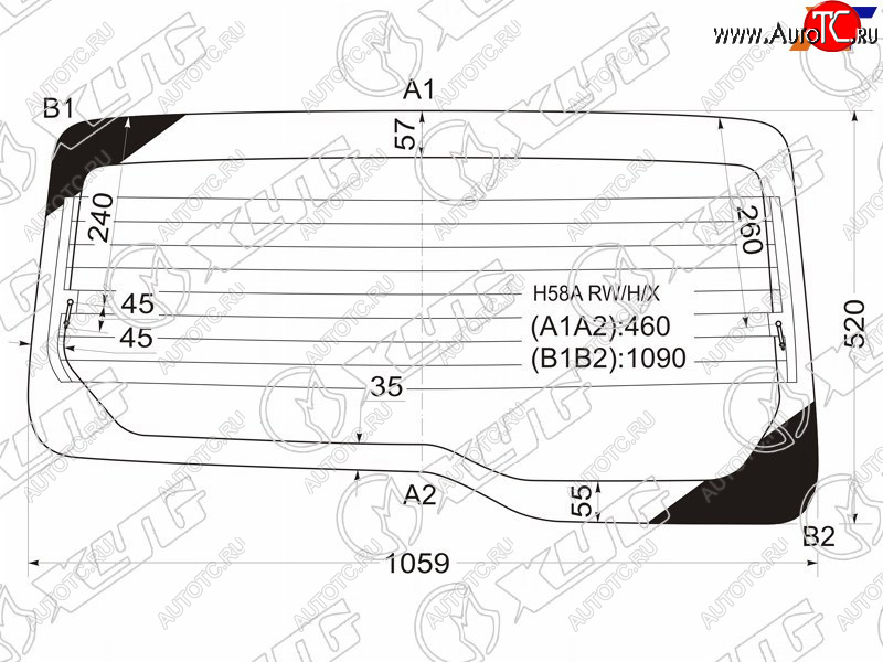 8 799 р. Стекло заднее (Цвет зеленый Обогрев) Mitsubishi Pajero Mini 98-12 XYG H58A RW/H/X  с доставкой в г. Керчь