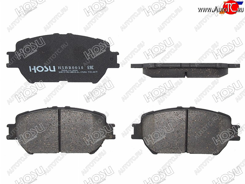 1 259 р. Колодки тормозные передние FR-FL SAT Toyota Wish XE10 рестайлинг (2005-2009)  с доставкой в г. Керчь