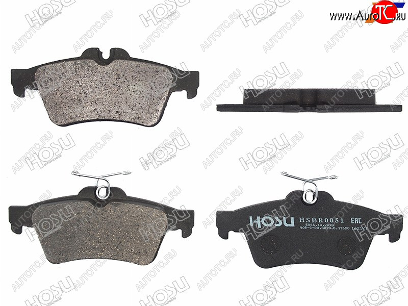 1 039 р. Колодки тормозные задние RH-LH SAT Ford Focus 3 хэтчбэк дорестайлинг (2010-2015)  с доставкой в г. Керчь