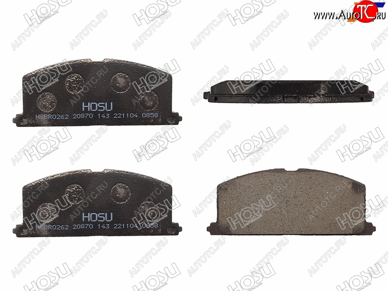 1 059 р. Колодки тормозные перед FL-FR SAT Toyota Corolla E180 рестайлинг (2016-2019)  с доставкой в г. Керчь