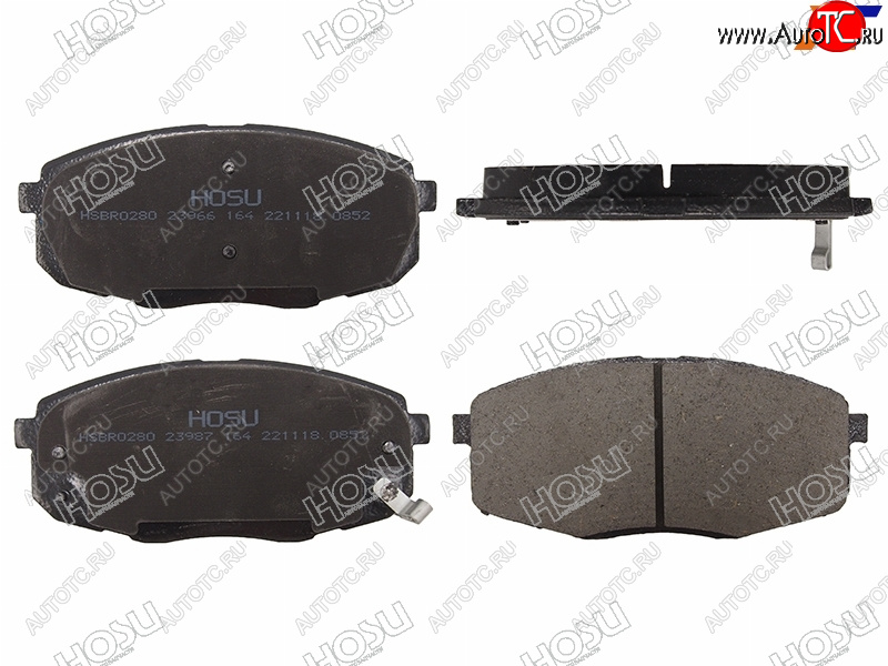 1 499 р. Колодки тормозные перед FL-FR SAT  Hyundai Creta ( GS,  SU) (2015-2022), Hyundai I30 ( FD,  2 GD,  3 PD) (2007-2020), Hyundai I30 Fastback  PD (2017-2023), KIA Ceed  1 ED (2006-2012)  с доставкой в г. Керчь