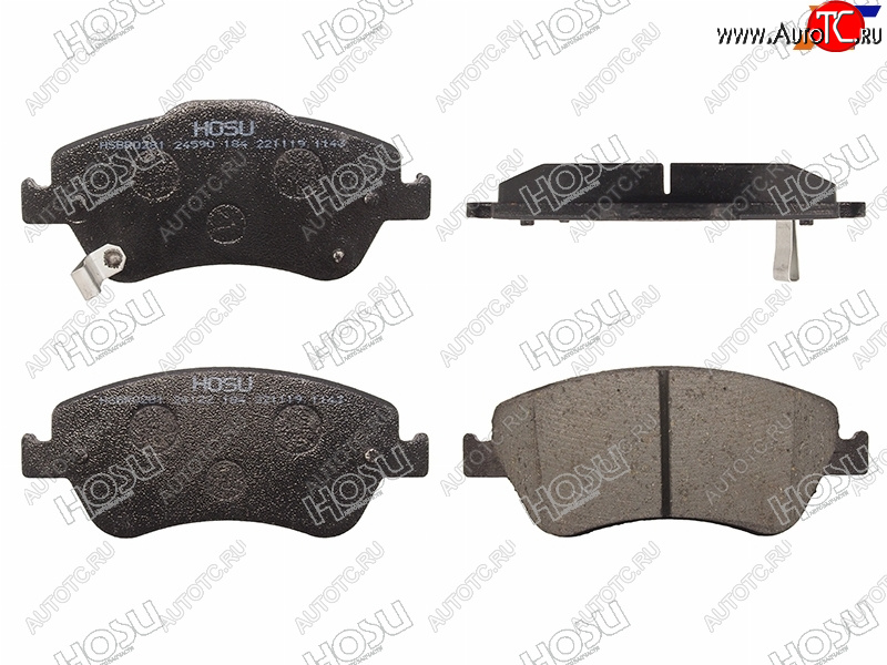 1 449 р. Колодки тормозные передние FR-FL SAT Toyota Corolla E180 рестайлинг (2016-2019)  с доставкой в г. Керчь