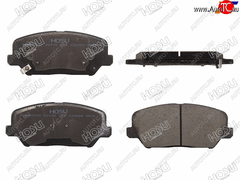1 469 р. Колодки тормозные передние FR-FL SAT   Hyundai I30 ( FD,  2 GD,  3 PD) (2007-2020), Hyundai I30 Fastback  PD (2017-2023), KIA Ceed ( 2 JD,  3 CD) (2012-2025), KIA Optima ( 3 TF,  4 JF,  JF) (2010-2020)  с доставкой в г. Керчь