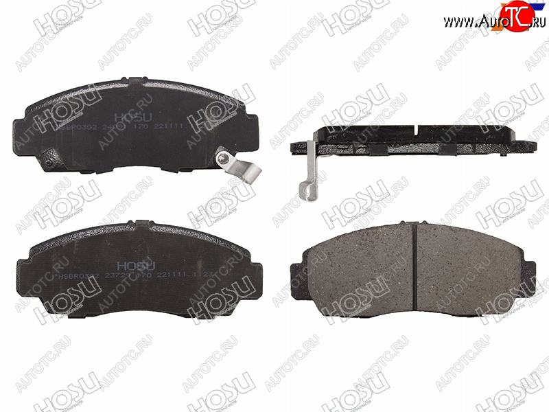 1 499 р. Колодки тормозные перед FL-FR SAT  Honda Accord  8 CU (2008-2013) седан дорестайлинг, седан рестайлинг  с доставкой в г. Керчь