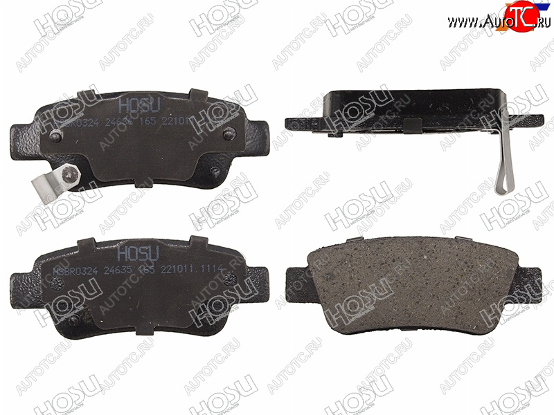 1 079 р. Колодки тормозные задние RH-LH SAT Honda CR-V RE1,RE2,RE3,RE4,RE5,RE7 дорестайлинг (2007-2010)  с доставкой в г. Керчь