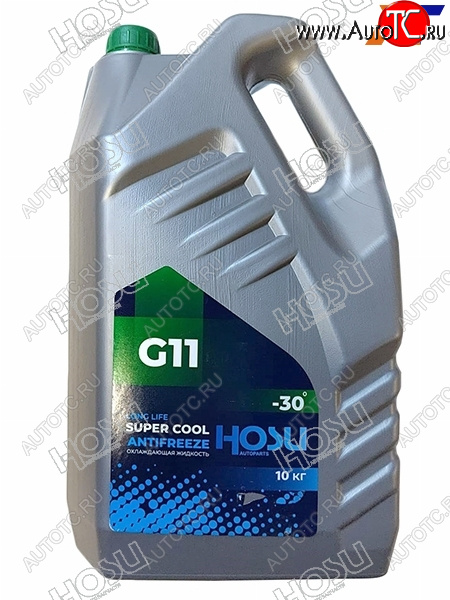 1 399 р. Антифриз (SUPER COOL G11 10 кг. -30 C Зелёный) HOSU HSCL0012  с доставкой в г. Керчь