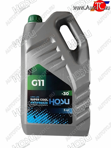 729 р. Антифриз (SUPER COOL G11 5 кг. -30 C Зелёный) HOSU HSCL0011  с доставкой в г. Керчь