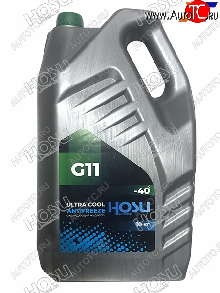1 699 р. Антифриз (ULTRA COOL G11 10 кг. -40 C Зелёный) HOSU HSCL0006  с доставкой в г. Керчь