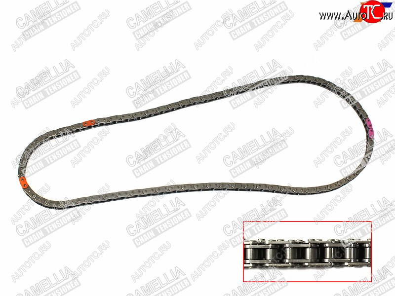 6 899 р. Цепь ГРМ TOYOTA AVENSISNOAHVOXYPREMIOALLIONRAV4 3ZR-FAE 08- CAMELLIA 13506-37060  с доставкой в г. Керчь