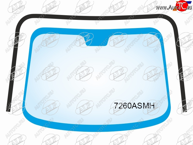 1 459 р. Молдинг лобового стекла (П-образный) Renault Megane 02-09 ALP 7260ASMH  с доставкой в г. Керчь