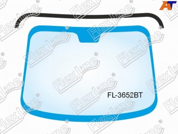 Молдинг лобового стекла (Сверху) Hyundai Santa Fe 12-19  Grand Santa Fe 13-18 FLEXLINE FL-3652BT