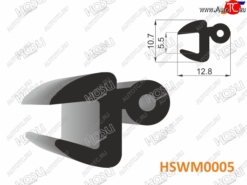 191 р. Молдинг универсальный (тип TD-30) - бухта 30 м.(цена за 1метр) HOSU HSWM0005  с доставкой в г. Керчь