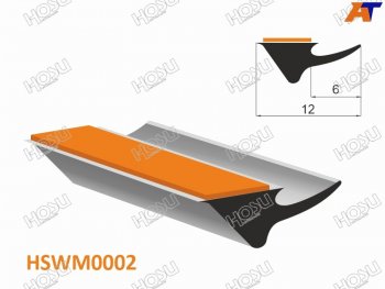 251 р. Молдинг универсальный на самоклеящейся основе (лепесток 6 mm) бухта 30м (цена за 1метр) HOSU HSWM0002  с доставкой в г. Керчь. Увеличить фотографию 1