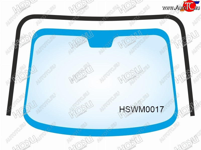 879 р. Молдинг лобового стекла HOSU  Лада 2110 - 2112  с доставкой в г. Керчь