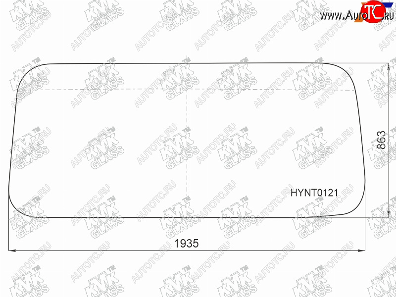 17 349 р. Стекло лобовое HYUNDAI COUNTY (ТАГАЗ) 06-                                                            KMK HYNT0121  с доставкой в г. Керчь