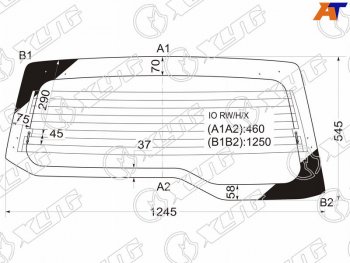 Стекло заднее (Цвет зеленый Обогрев) Mitsubishi Pajero iO 98-07  Pajero Pinin 98-05 XYG IO RW/H/X
