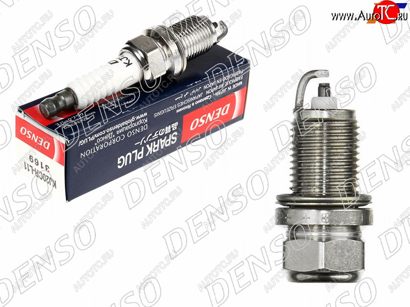 399 р. Свеча зажигания D15B,F20A,F22B,H22A,H23A,ZC,F8 DENSO KJ20CR-L11  с доставкой в г. Керчь