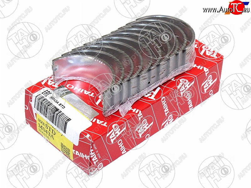 1 599 р. Вкладыши коренные к-т STD TOYOTA CALDINACOROLLALVNCRETRNMRN 7A-FE5A-FE4A-FE4A-GE 92- TAIHO M043A STD  с доставкой в г. Керчь
