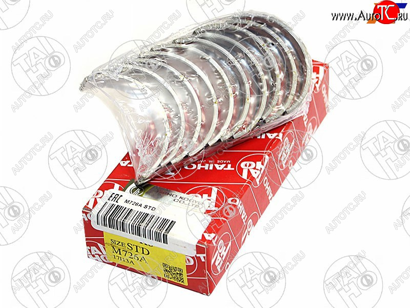 2 599 р. Вкладыши коренные к-т STD TOYOTA BBBELTAPASSORACTISRUSHPLATZVITZ 1SZ-FE2SZ-FEK3-VE 05-       TAIHO M726A STD  с доставкой в г. Керчь