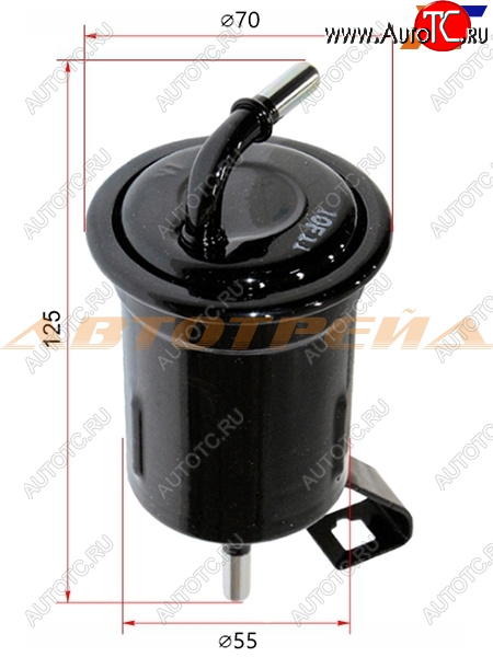 3 199 р. Фильтр топливный TOYOTA HILUX SURF4RUNNER ##N21# 3RZ2TR1GR5VZ 02-09 LAND CRUISER PRADO 120 3RZ MICRO MFT340  с доставкой в г. Керчь
