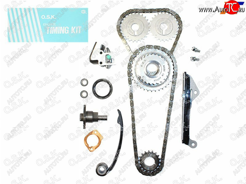 29 649 р. Комплект для замены цепи ГРМ NISSAN SUNNYPULSAR GA15-16DE 94- (2 шестерни распредвала) OSK N119KF  с доставкой в г. Керчь