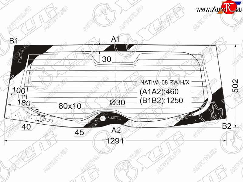 7 599 р. Стекло заднее (Цвет зеленый Обогрев) Mitsubishi Pajero Sport 08-17 XYG NATIVA-08 RW/H/X  с доставкой в г. Керчь